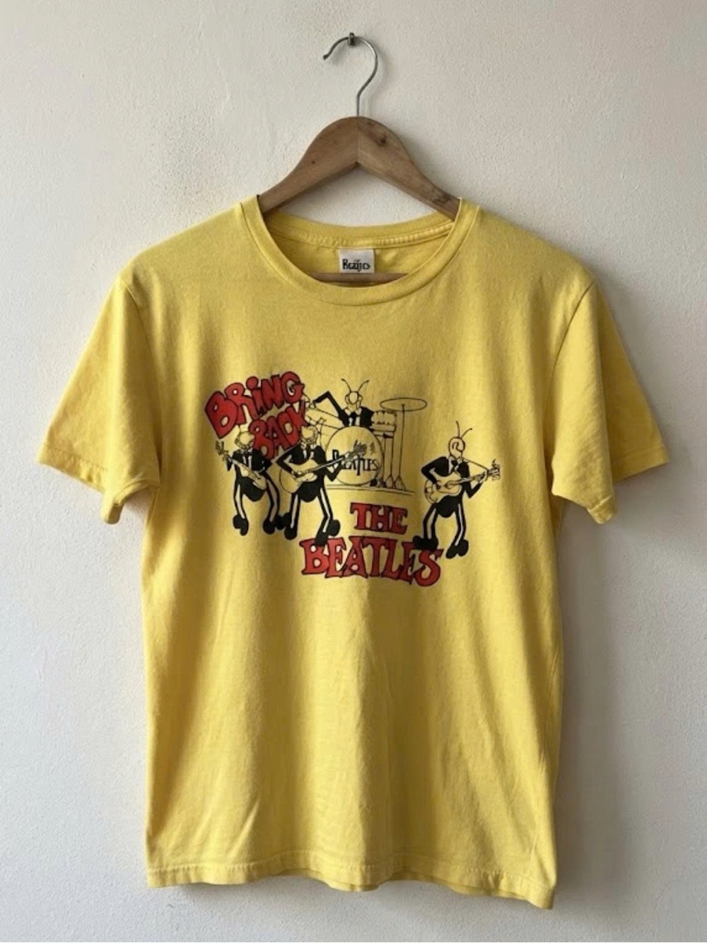 Gildan Yellow The Beatles Graphic Tee | Unisex Shirt
